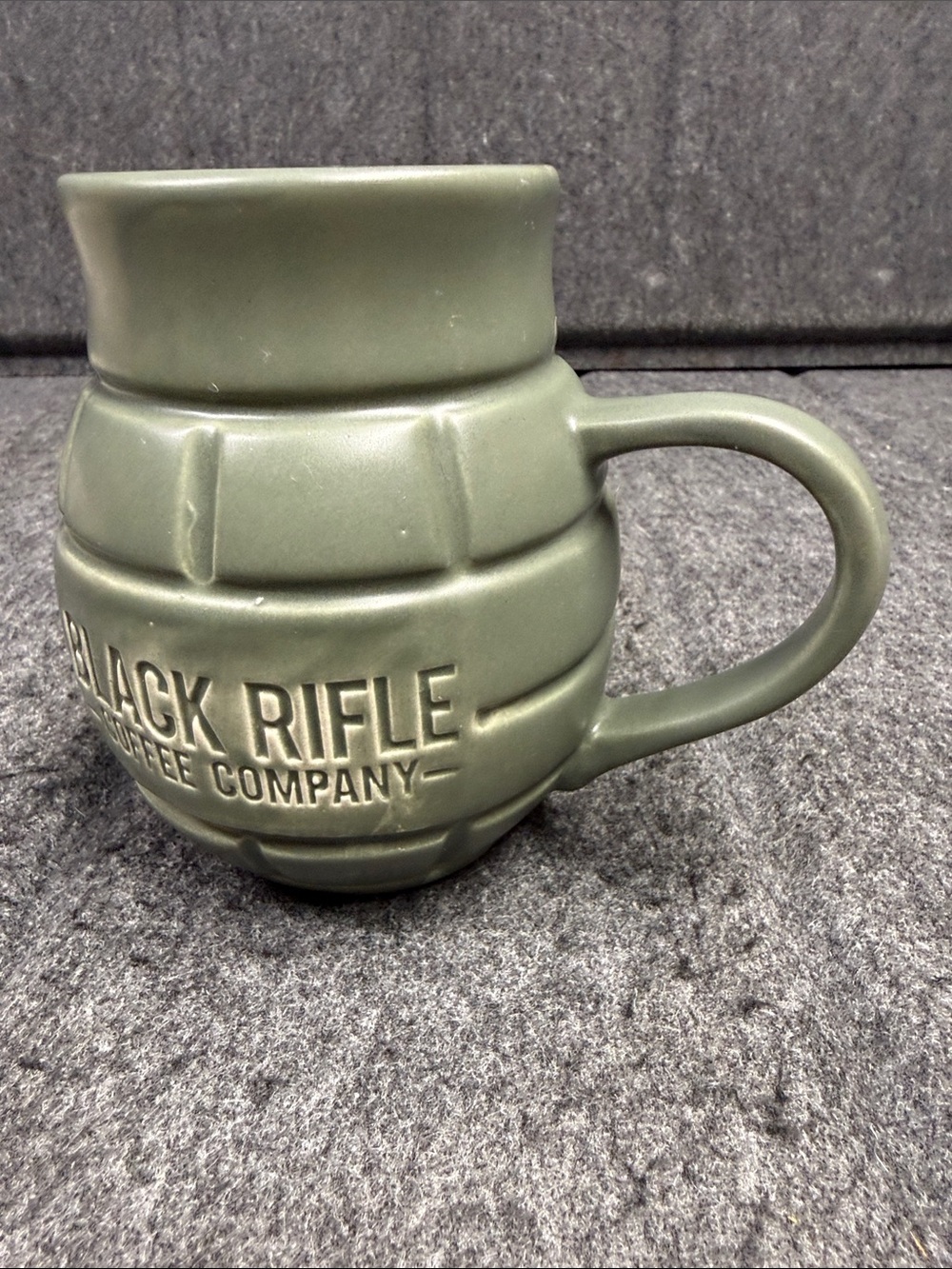 Black Rifle Coffee Company Olive Green Grenade Mug - Picture 4 of 9